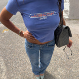 Sport Baby Tee - Blue