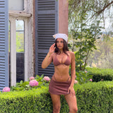 Kairo Mini Skirt - Teddy